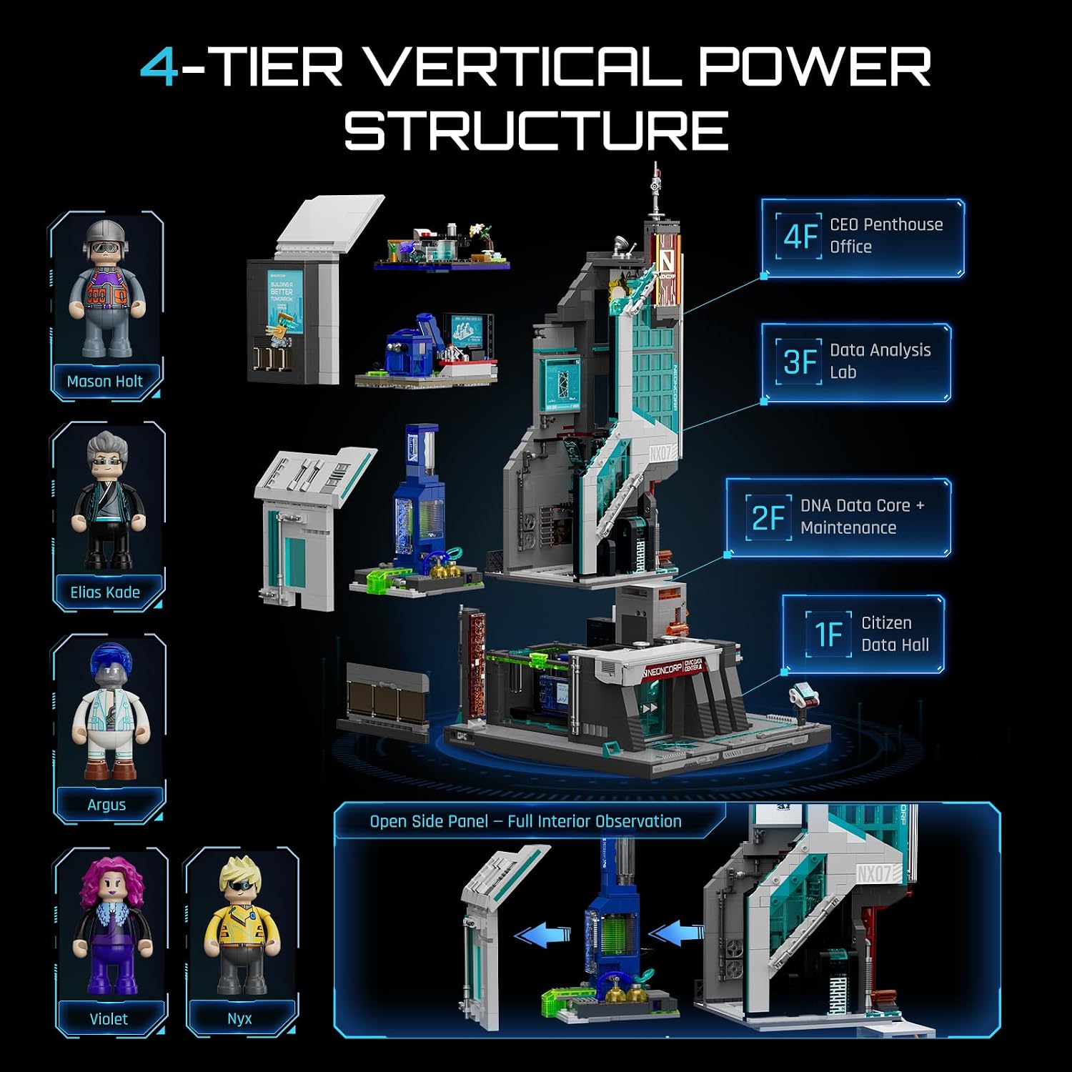 Neon Tech Tower