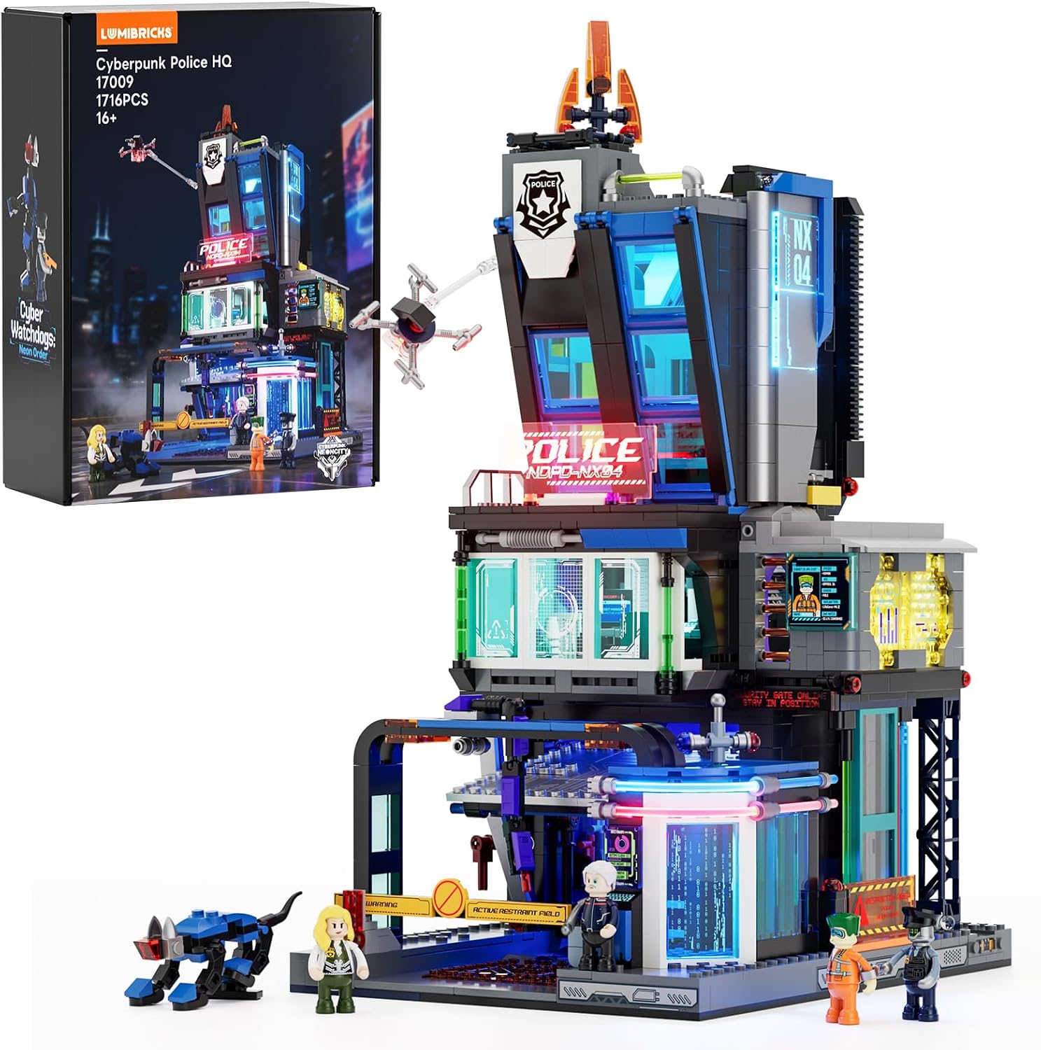 Cyberpunk Police HQ