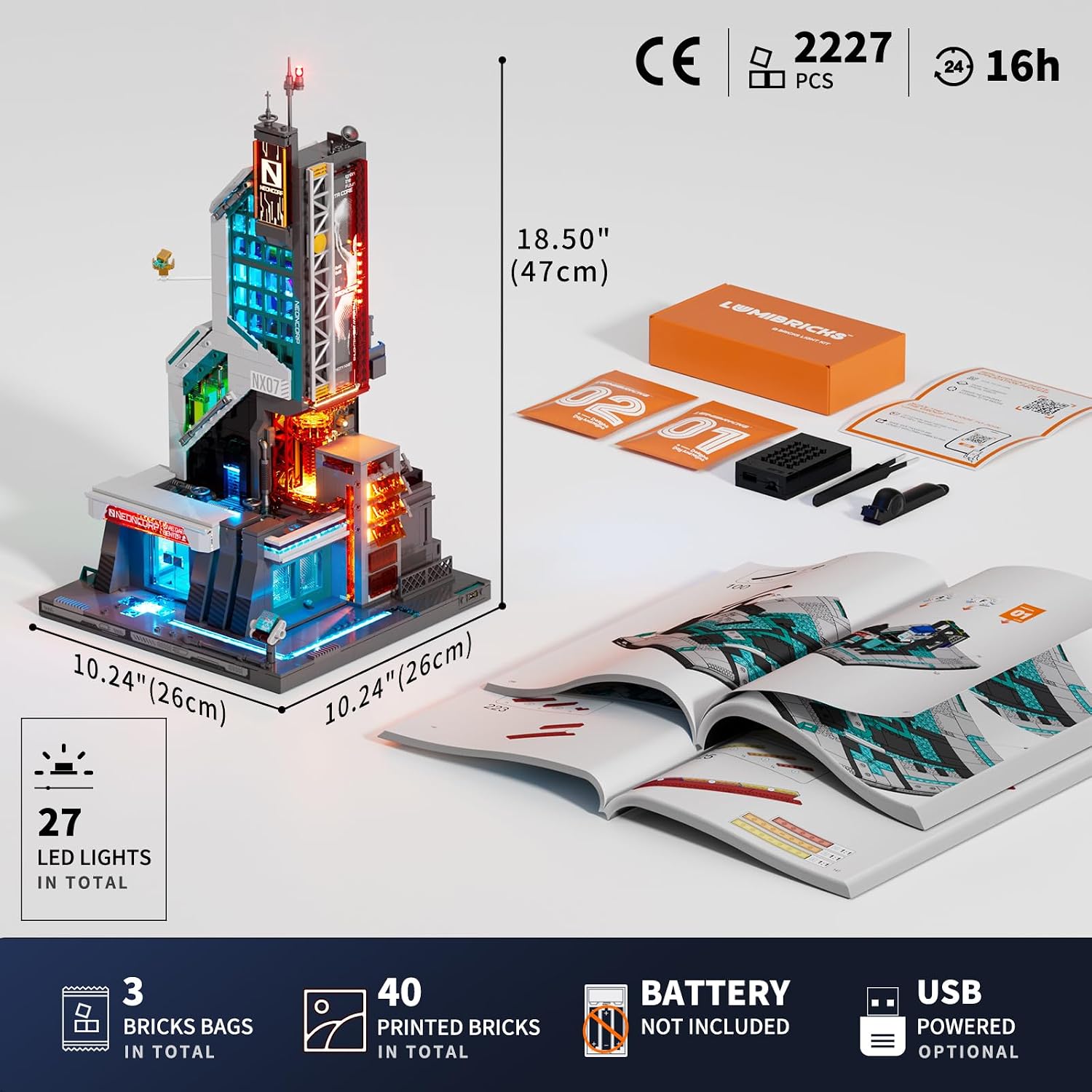 Neon Tech Tower