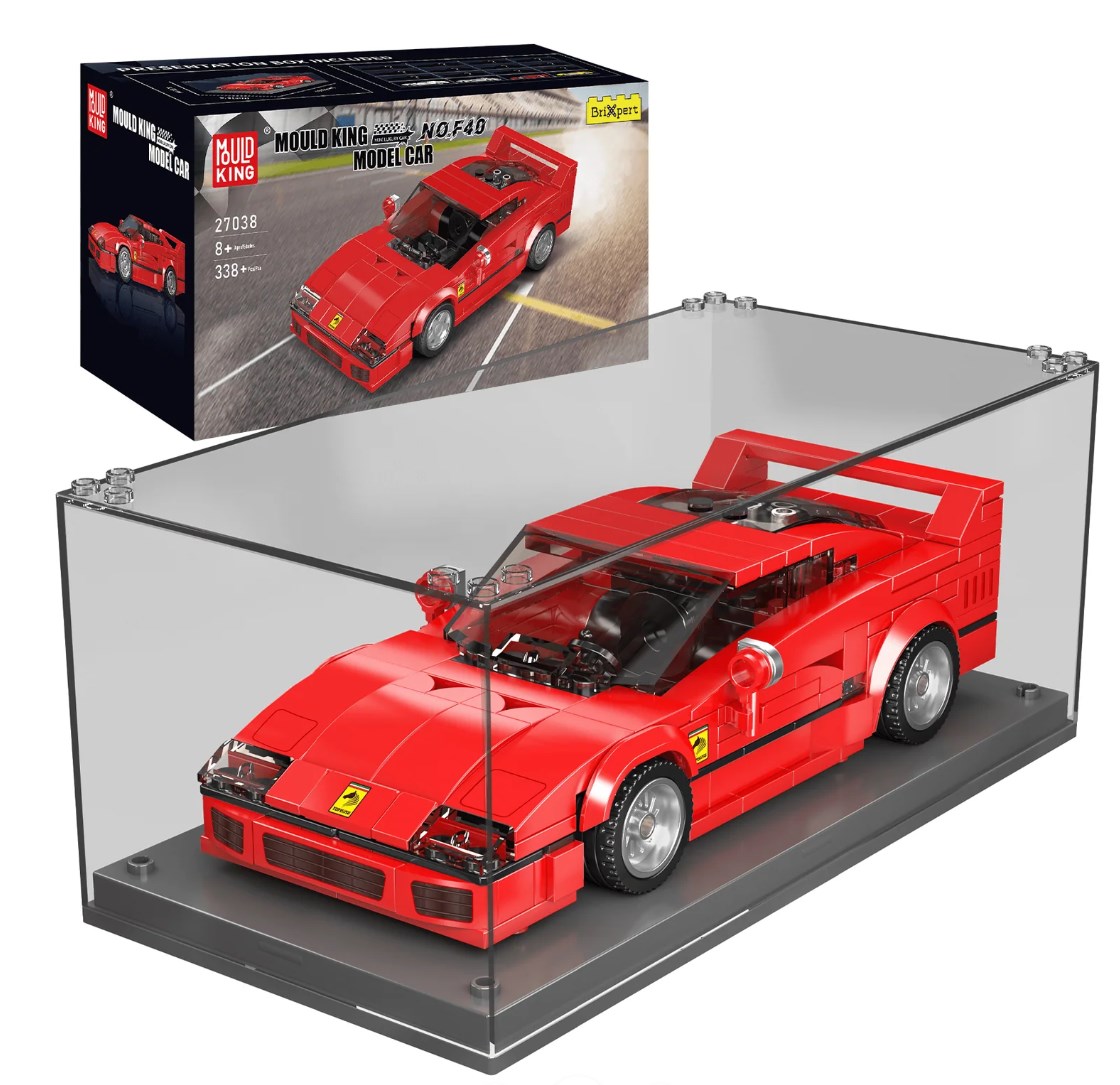 Italienischer Sportwagen F40 mit Displaybox